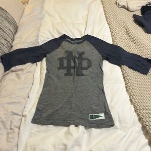 Notre Dame baseball tee